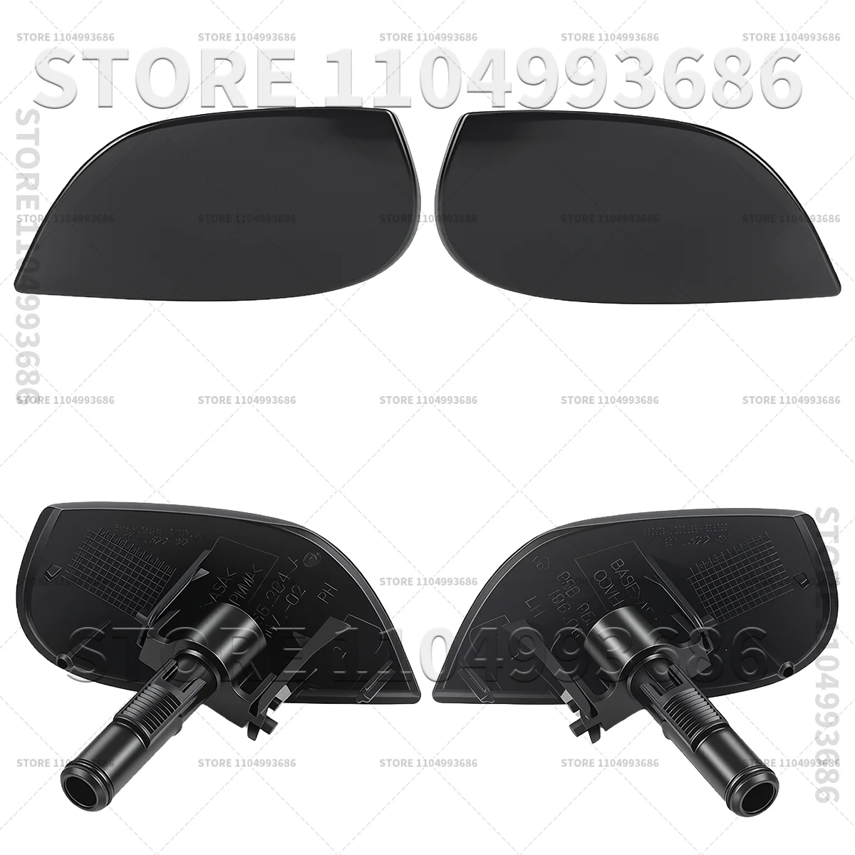2015-2018 포르쉐 마칸 (95B) 헤드라이트 와셔 노즐 홀더 OEM 95B955099A 95B955100A 95B-955-099-A-OEM 95B-955-100-A-OEM