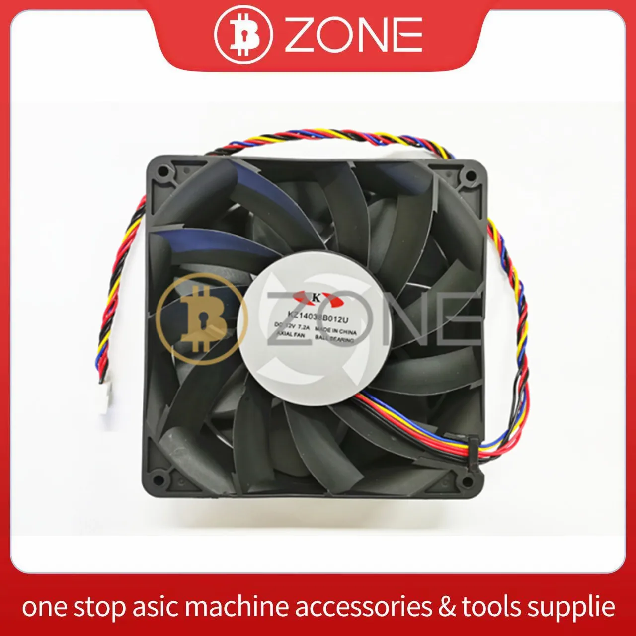 6Pin Kz 140*140*38Mm Asic Miner Cooler 14038 7500 Rpm ± 10% Adatto Per Whatsminer M20S M21S M30S M50 Miner Ventola Di Raffreddamento