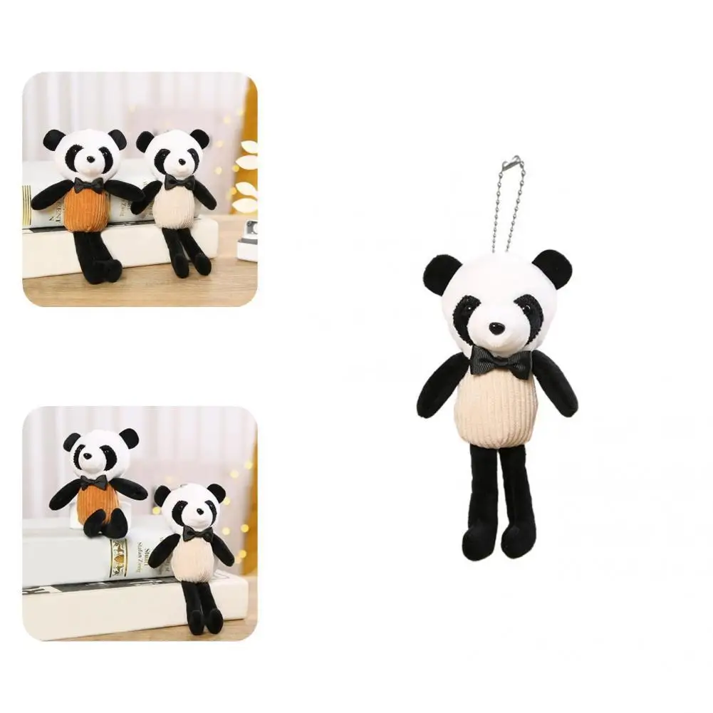 Stuffed Doll Keychain Pleasing Adorable Striped Panda Stuffed Doll Keychain Stuffed Toy Keyring Plush Toy Pendant