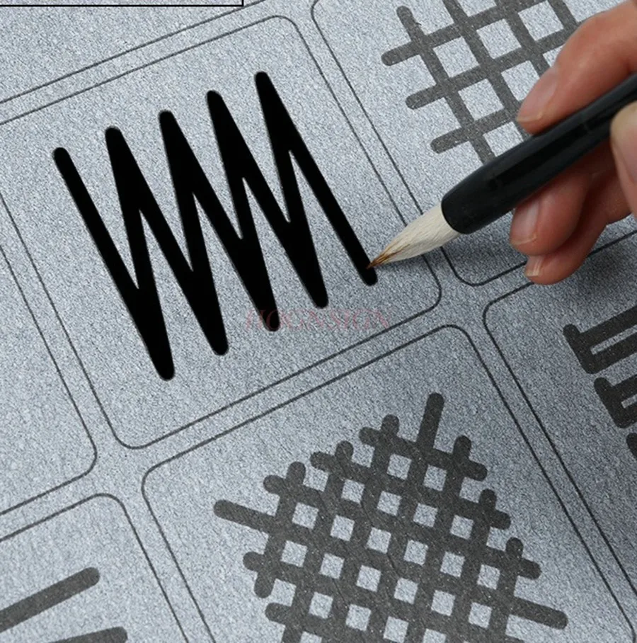 어린이 특수 물 쓰기 천 세트, 초보자 붓글씨, 카피북, 스트로크, 물 쓰기 책, 1 세트