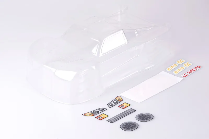 LC RACING 1:14 SC Clear Body Set For EMB-SC 4WD RC Cars Truck Off Road #L6055