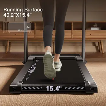 Home Folding Treadmill with Pulse Sensors, 2.5 HP Quiet Brushless, 7.5 MPH, 265 lbs Capacity 3
