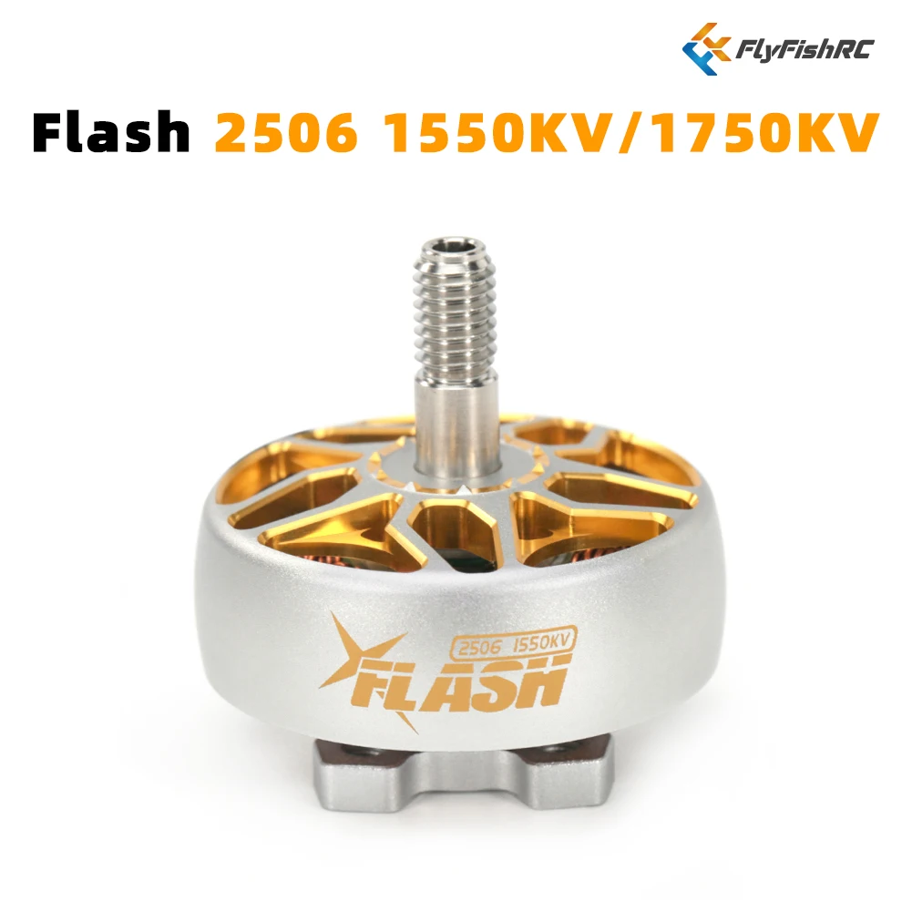 

1PCS/4PCS/8PCS FlyFishRC Flash 2506 1550KV 1750KV FPV RC Racing Brushless Motor For RC Drone Quadcopter Spare Part