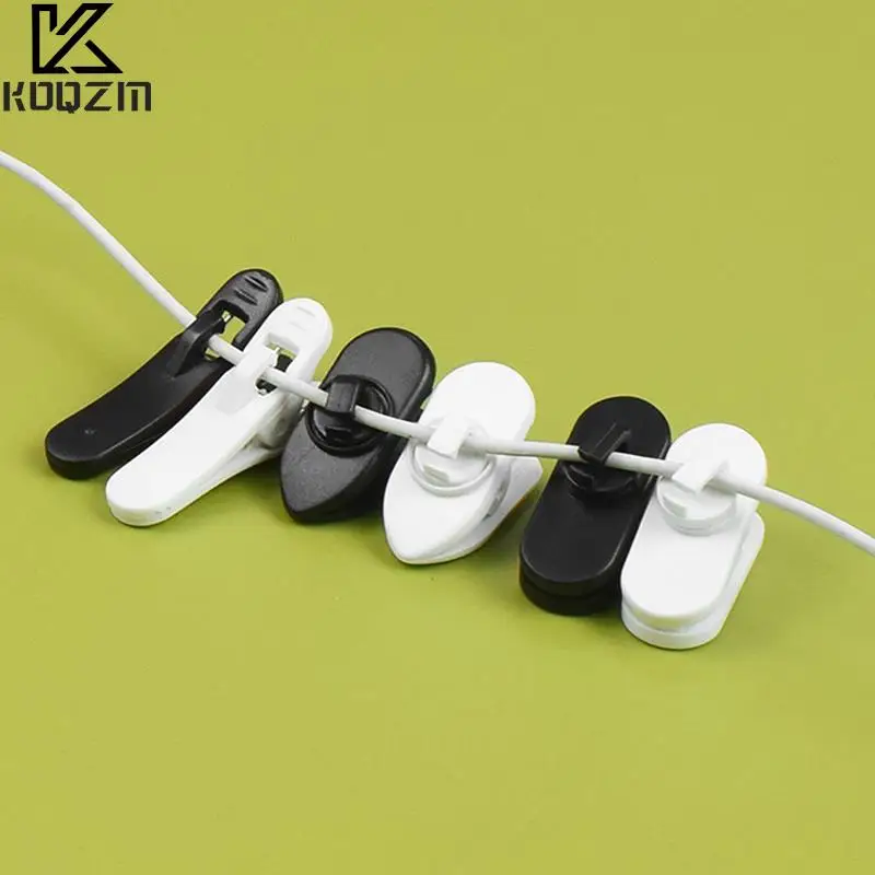 Plastic Organization Holder Headset Plastic Earphone Cable Wire Clip