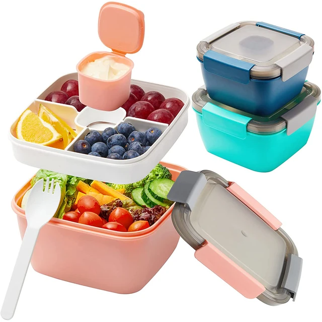 Portable Lunch Box For Women Insulated Lunch Container Fruit Salad  Microwave Tableware Lunchbox For Kids Cute Bento Box Storage - AliExpress