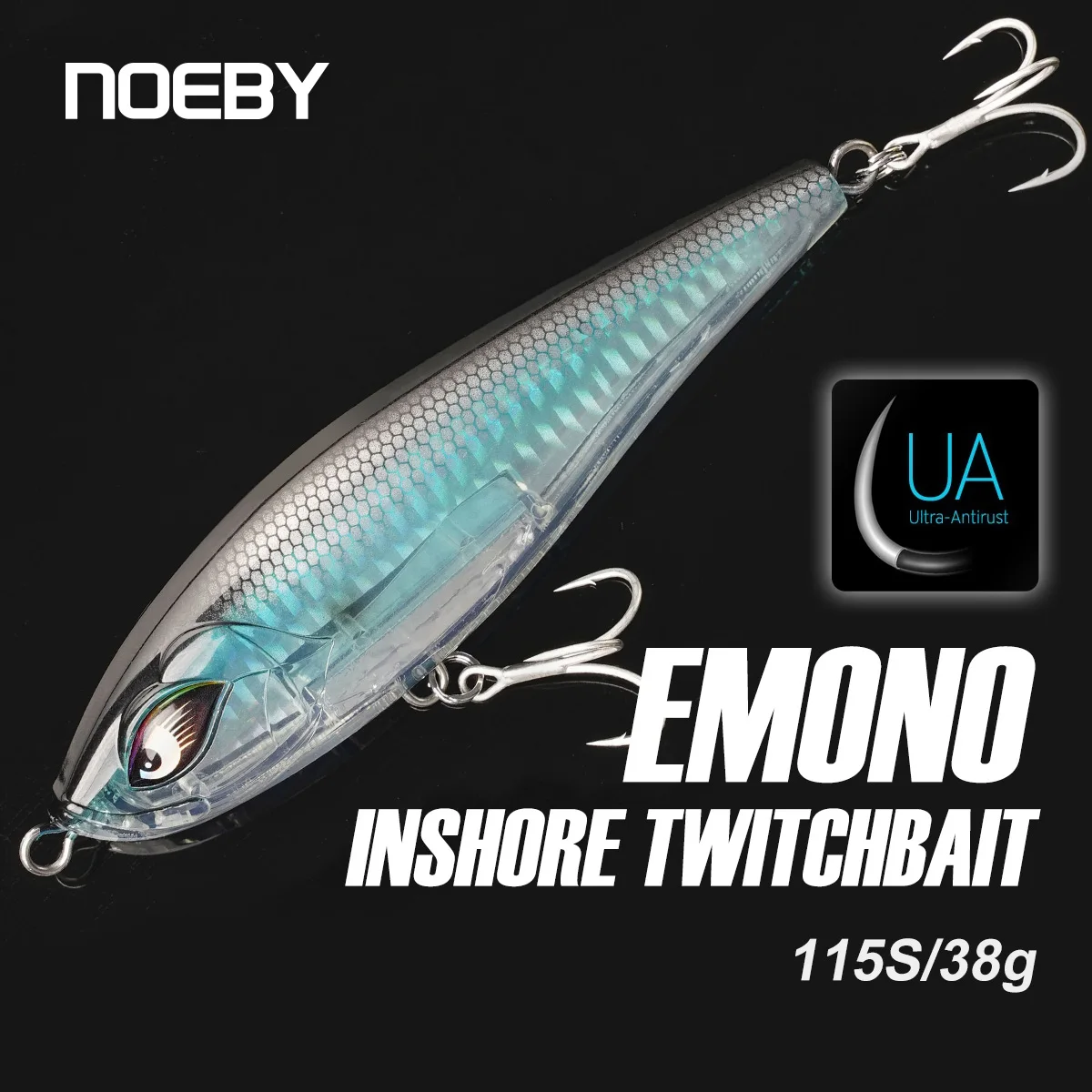 【希少】NOEBY 1500R Noeby Inshore Twitchbait Fishing Lure 115mm 38g Sinking