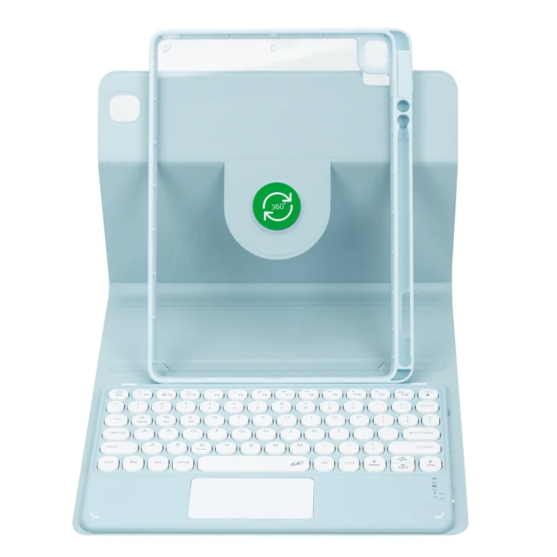 Capa de Teclado com Touchpad para Ipad Rotação 360 ° Air 5ª 4ª Geração Pro 11 2023 2023 2023 2023 - Imagem 6