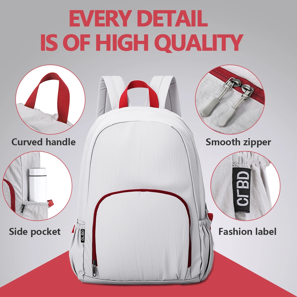 Backpack Men's Simple Large-Capacity Computer Backpack Women's Casual Japanese Style Junior High School Student High School Student Schoolbag Female Simple Work Clothing Hiking
