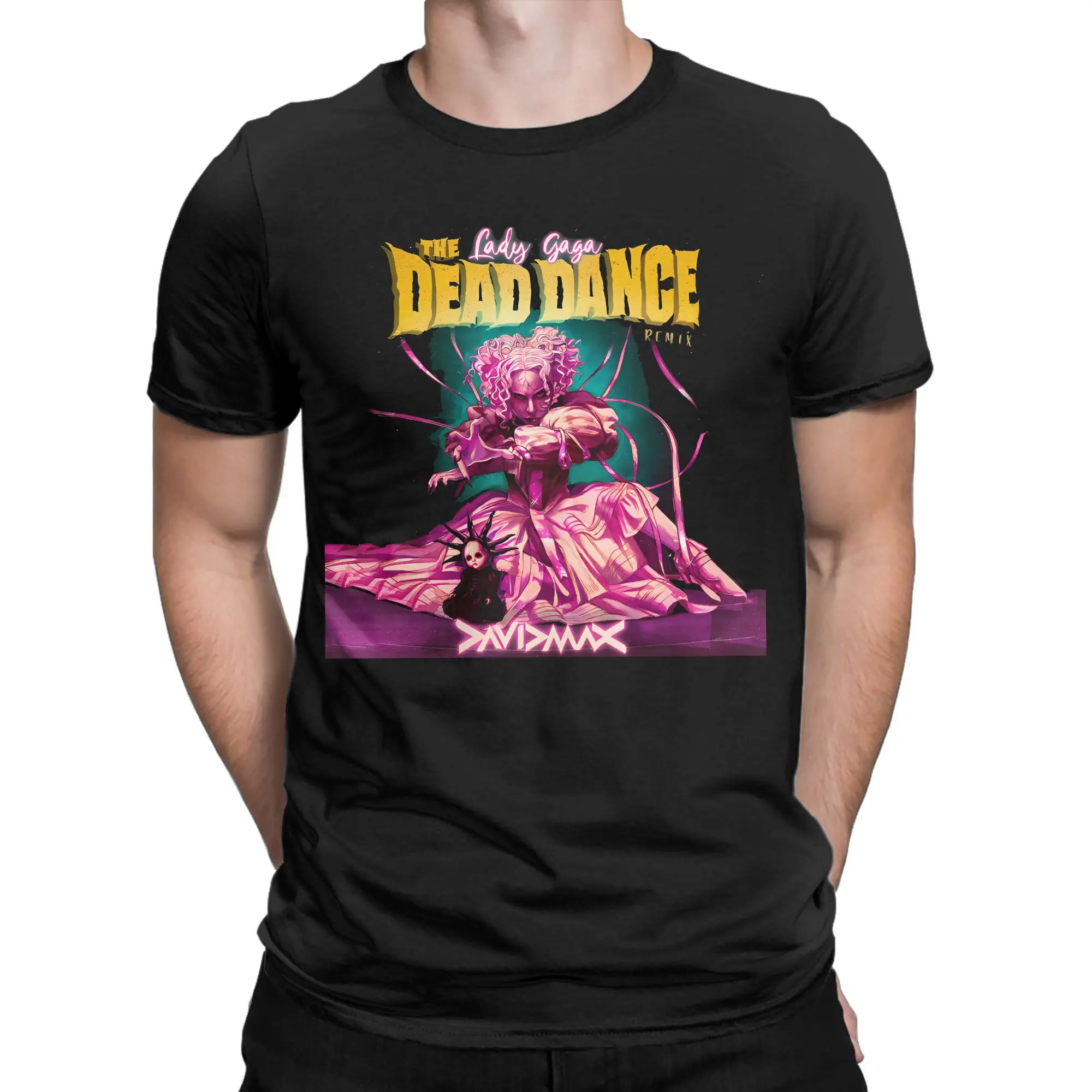 Men Women Graphic Printed The Dead Dance Lady Gaga T Shirt Tee 100