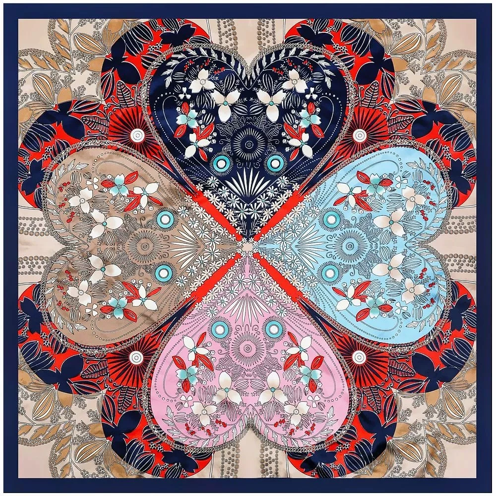 Sciarpa Scialle GFM In Chiffon Effetto Seta, Bicolore, Extra Largo, Per Sera, Sposa E Hijab - 2