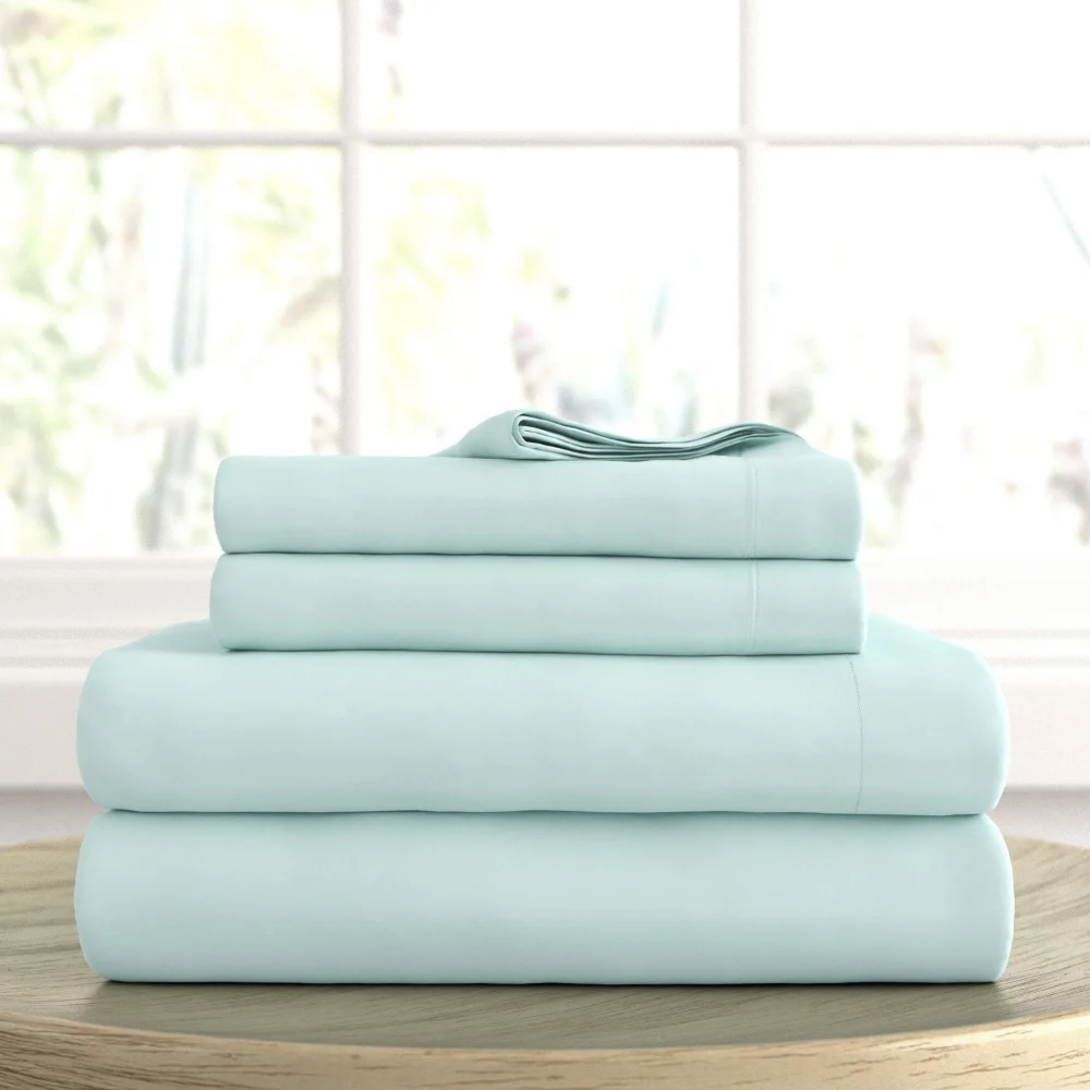 4 Piece Microfiber Bed Sheet Set 1