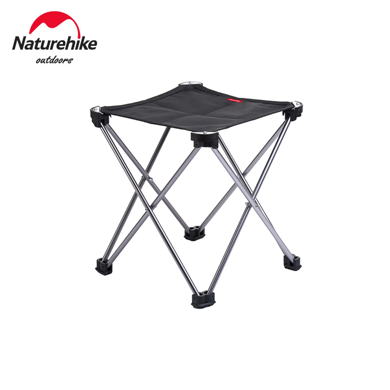 

Naturehike Outdoor Folding Stool Stainless Steel Portable Folding Picnic Camping Stool MIni Storage Ultralight Fishing Chair