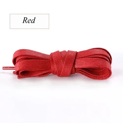 Universal Waterproof Flat Waxed Cotton Shoelaces - 70cm (Red)