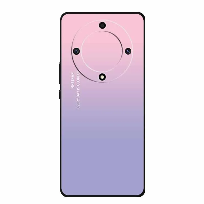 Stylish Painted Soft Silicone Back Cover for Honor X9a – Protective and Popular Coque
