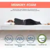 5" Gel Memory Foam Mattress, Medium Firm, CertiPUR-US Certified, Twin Size for Kid Adults 4