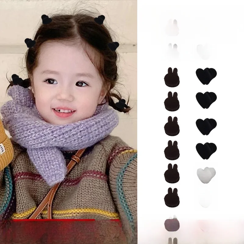 [velvet style] black heart 6+black rabbit 6