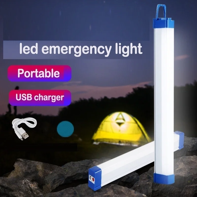 

LED Emergency Light Tube Magnetic SuspensionUSB Charging Light Tube Household Power Outage Camping Emergency Lighting