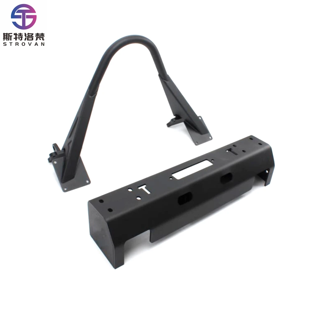 

High Quality Jk Steel EVO Front Bumper For Jeep Wrangler 4x4 Offroad Front Bumper Guard Car Accessories