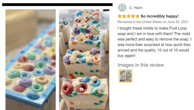 Mini-Donut-Silikonformen für Gummibonbons, Süßigkeiten, Obst, Schleife, Müsliform, Ring, Donut-Pfannen für die Herstellung von Schokolade, Kerze, Seife, Wachs, Schmelzen – Detail 16