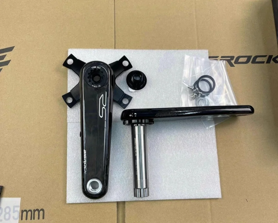 BIGROCK Carbon Crank Bicycle Crankset For 110BCD Line 24MM Axis