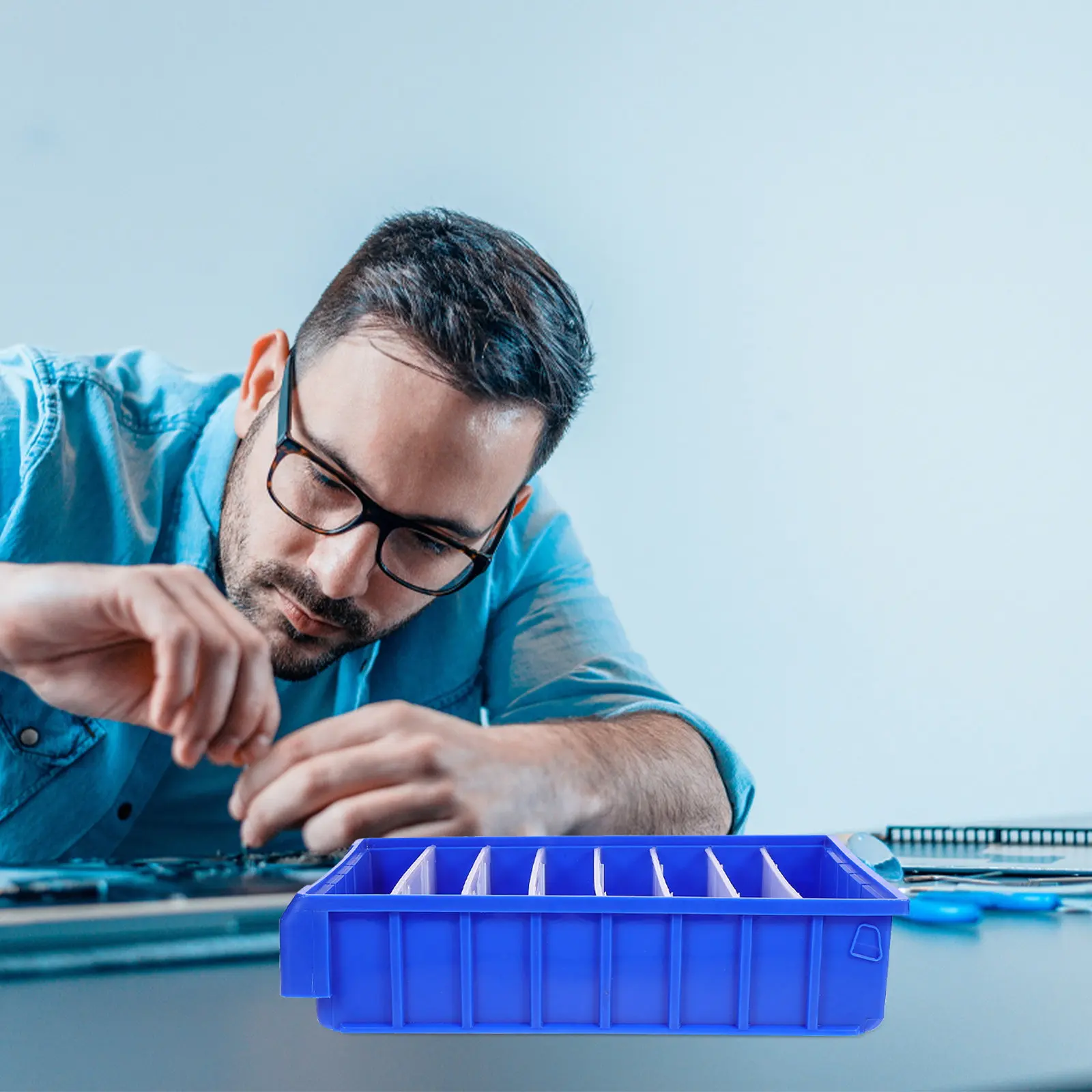 나사 보관함, 고강도 플라스틱 공구 정리함, 부품 분류 컨테이너, 너트 및 볼트용 공구함