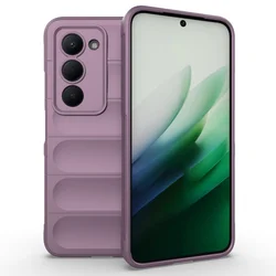 Shockproof Rubber TPU Phone Case with Full Lens Protection for 169.5x80.5x8.4 mm (Purple)