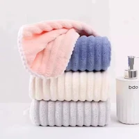 Hand Towels New Tiny Candy Striped Handkerchief Towel Super Soft and Absorbent Household All Seasons Universal 2