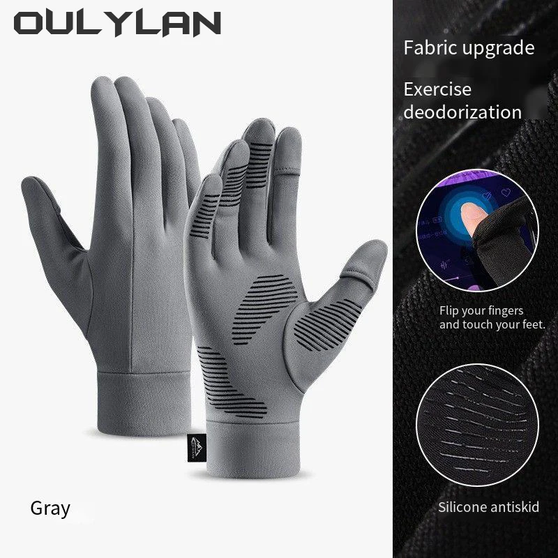 Oulylan Ski Gloves Liner Inner Thin Touchscreen Party Usefulness Gloves Ultralight Sports Full Fingers Snowboard Accessories 3