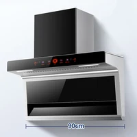 Range Hood For Kitchen Stainless Steel High Suction Automatic Washing Kitchen Touch Control Kitchen Extractor Hood Ventilator 2