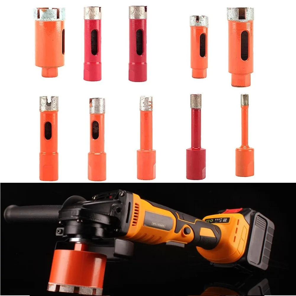 

M10 Thread Dry Vacuum Brazed Diamond Drill Core Bit Ceramic Tile Stone Hole Saw Marble Granite Brick Tile Ceramic Concrete Tool