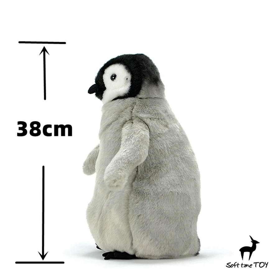 Baby Penguin High Fidelity Anime Cute Plushie Emperor Penguin Plush Toys Lifelike Animals Simulation Stuffed Doll Kawai Toy Gift 2
