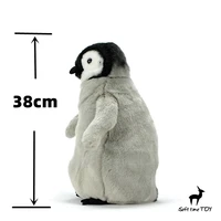 Baby Penguin High Fidelity Anime Cute Plushie Emperor Penguin Plush Toys Lifelike Animals Simulation Stuffed Doll Kawai Toy Gift 2