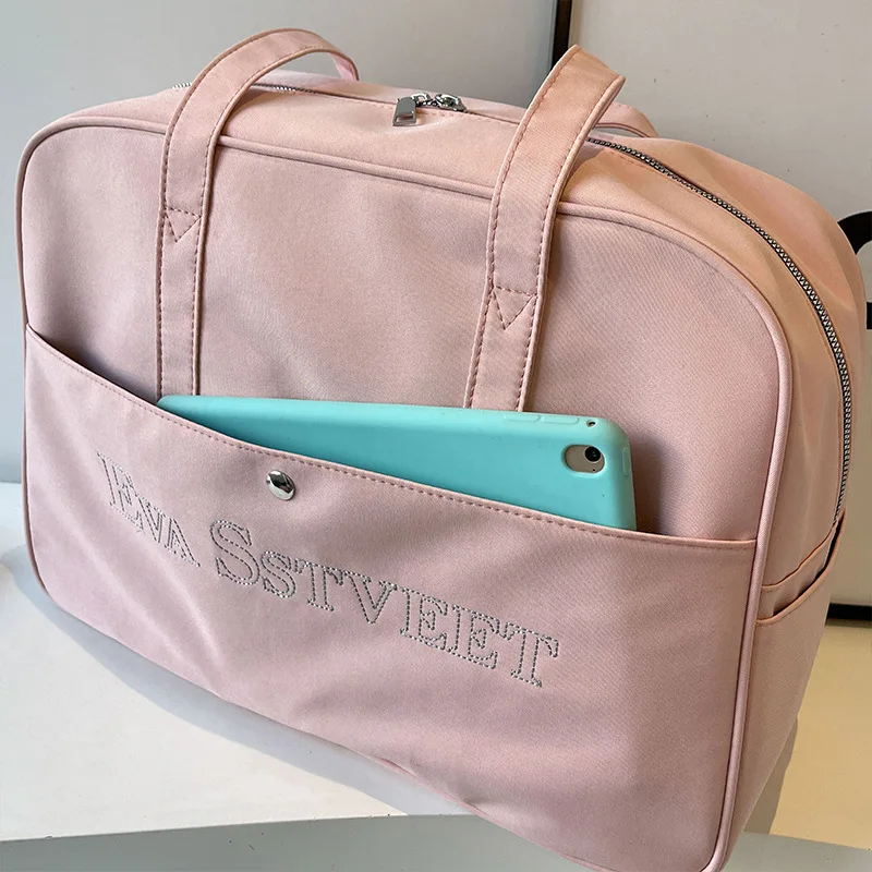 New Capacity New Women's Travel Women Travel Bags and Trendy Handheld Short Distance Portable Delivery Luggage Bag