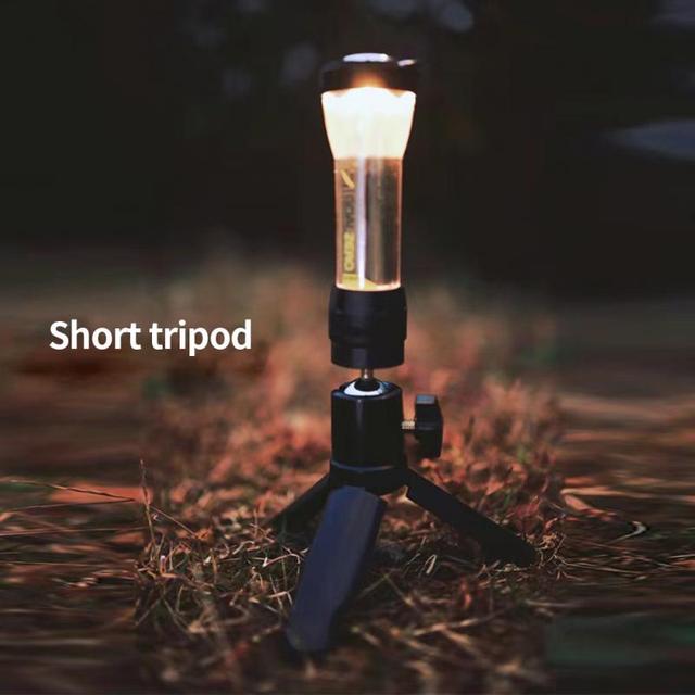 Black Walnut Magnetic Base Hand Polished For Goal Zero Small Lighthouse Tripod Outdoor Camping 1/4 Universal Tripod Torch