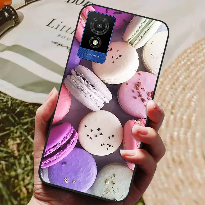Cute Cat Print Silicone Protective Case - Soft Cover
