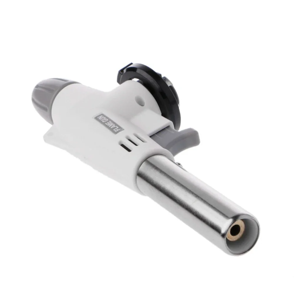Gas Burner Metal Flame Gun Portable Butane High Temperature Welding Torch Lighter Camping BBQ Heating Ignition