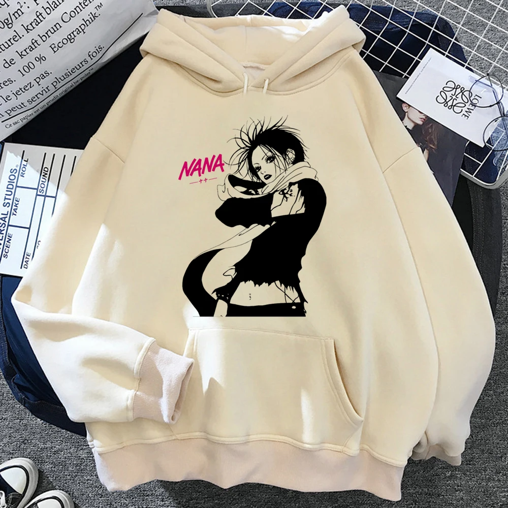 

Nana hoodies women streetwear anime Hood clothes female japanese pulls