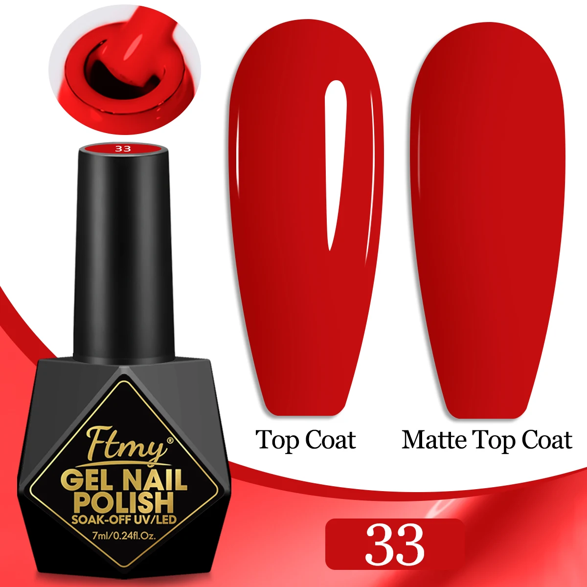 Color Gel Polish Set - Popular Series, 7ml, Vibrant Manicure Collection with Smooth Texture, UV LED Soak Off Semi-Permanent Nail Art
