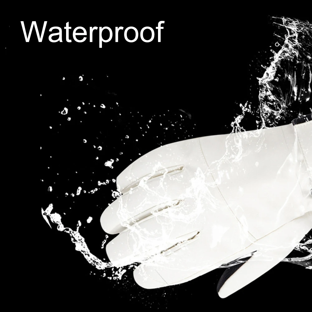 1Pair Men Women Ski Winter Warm Windproof Waterproof Touch-Screen Non-slip Snowboard Snowmobile Cycling Skiing Gloves_voghion.com