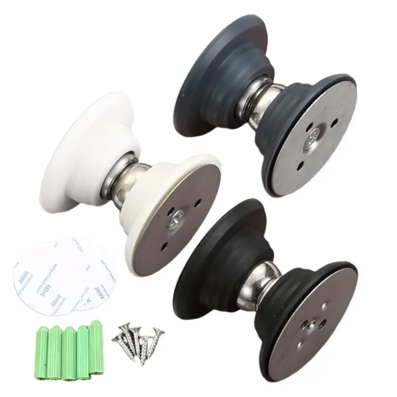 

2pcs Stainless Steel Door Stopper With Strong Magnetic Convenient Fixing Shockproof Easy Installation Door Catch RV Accessories