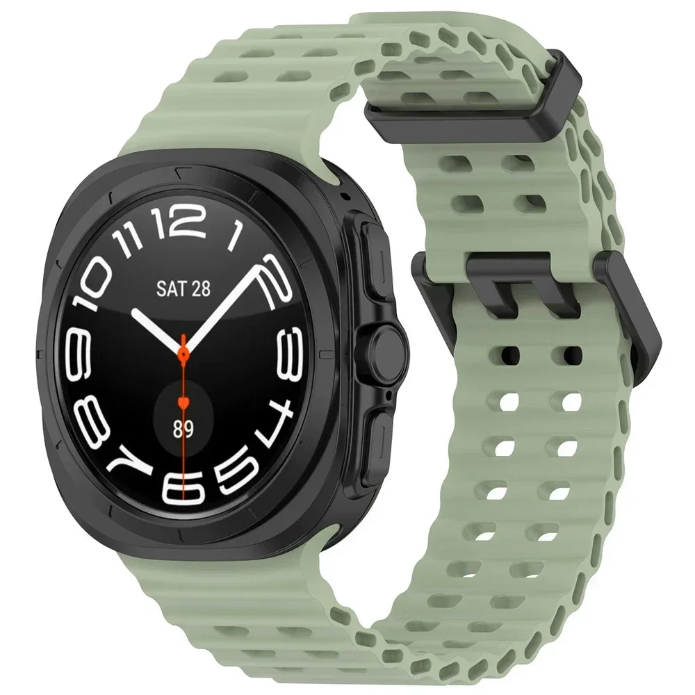 Premium Silicone Ocean Sport Strap for Smartwatches - No Gaps Design