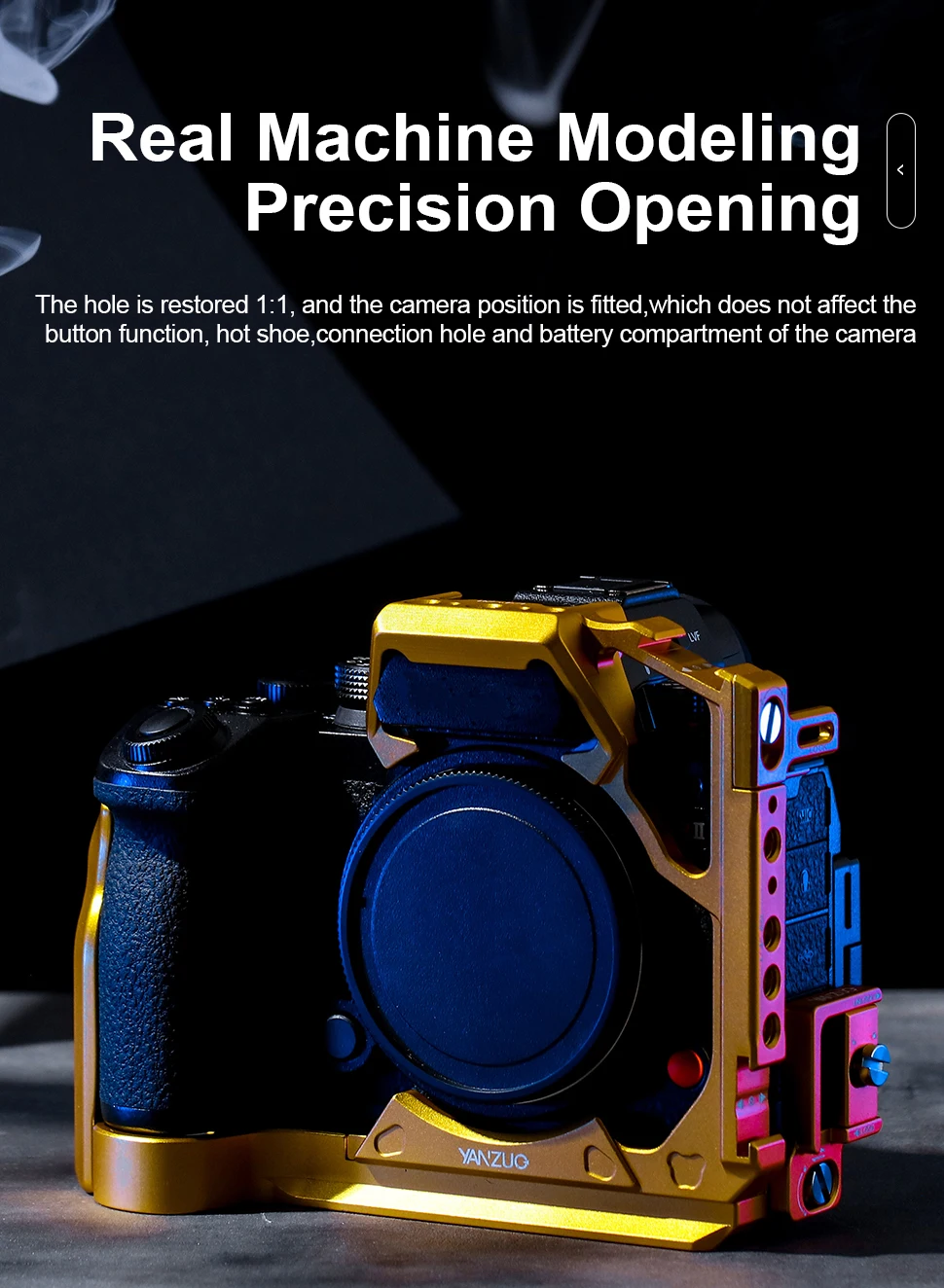 Suitable For Panasonic S1R2 Camera Rabbit Cage Lumix S1M2 Rabbit Cage Metal Came