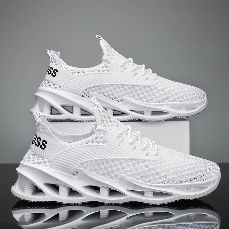 Men's Casual Sports Shoes, Versatile, Breathable, Wear-Resistant, Non-Slip Running Shoes, Lightweight Shoes for Park Walking