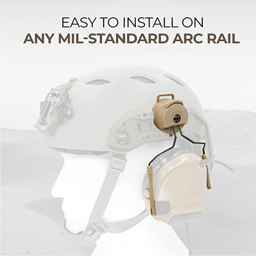 Comtac I & II ARC Adapter Tactical Helmet Accessories Rail Suspension Mount Version For Comtac Tactical Headset