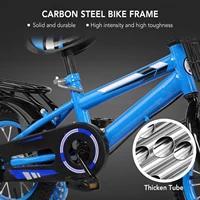 Vélo moderne pour enfants de 14/16 pouces, vélo pour garçons et filles, vélo pour tout-petits, hauteur réglable, avec panier amovible pour les enfants de 2 à 7 ans 4
