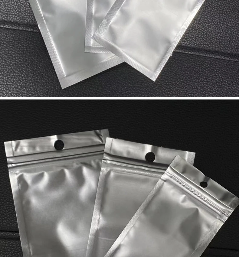 Aluminiumfolienbatterie, ESD-Kabelverpackung für elektronische Komponenten, antistatisch, selbstdichtender Abschirmbeutel, mattiert, durchscheinend – Detail 8