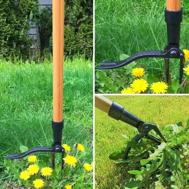 Új Hordozható Gyomhúzó Kézikönyv Gyomi Kerti Gyomnövény Álló Gyomnövényes Gyomirtó Szerszámok (A Fogantyú Nem Tartalmazza) - Image 4