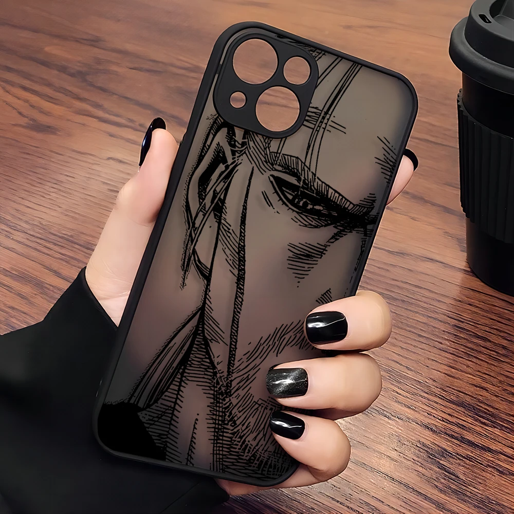 Vinland Saga Anime Black Matte Phone Case