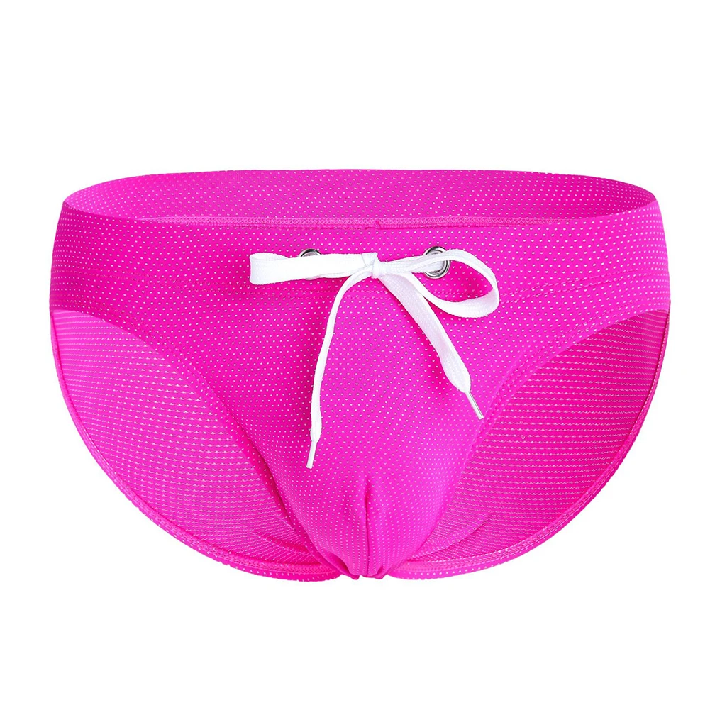 Hot Fashion Underwear Mens Plus Size Pouch Seamless Sports Stretch Surfing Swimwear U Convex High Rise Panties