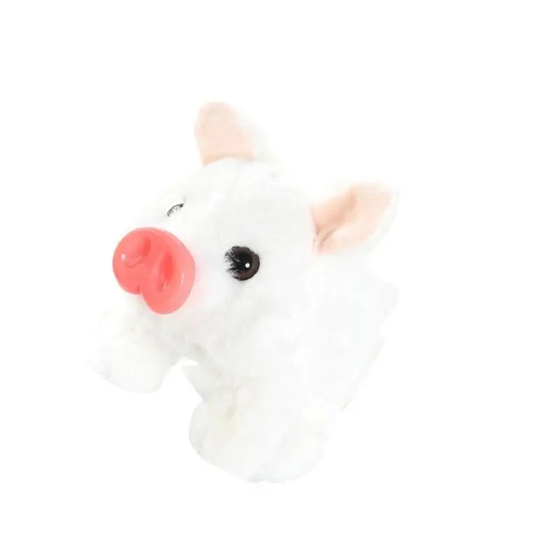 공감과 애완 동물 키우기 기술을 장려하는 어린이를위한 U13F 플러시 돼지 장난감 전기 애완 동물